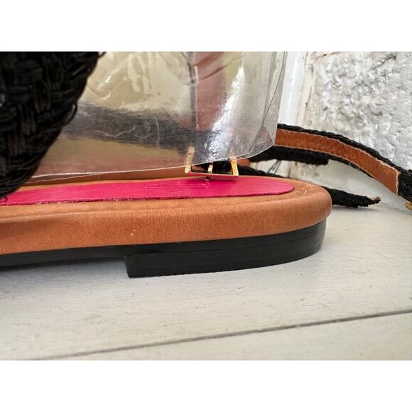 Silvia Cobos SALLY Flat Mule Black Ankle Wrap with Stars sz 39 = US sz 8.5 - Picture 8 of 16